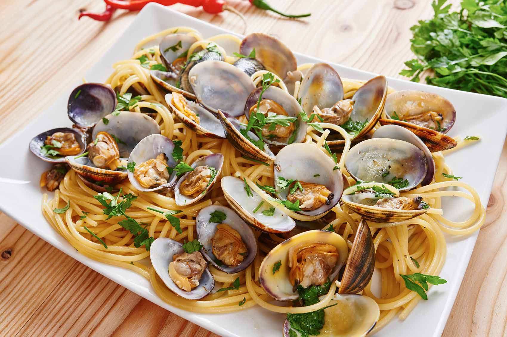 Linguini and Clam Sauce